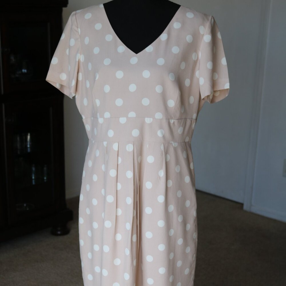 Blush colored Silk Dress